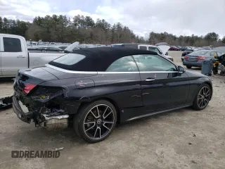 2020 Mercedes-Benz C 300 with VIN W1KWK8DB7LF998007, listed as a Copart auction lot 47938565 with 41,375 mi miles and Salvage Title. Bid and sale history available at DreamBid. Image 3.