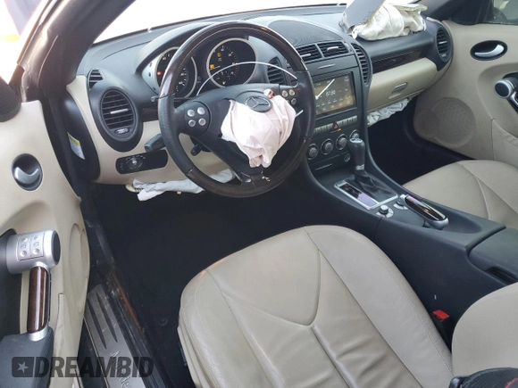 2008 Mercedes-Benz SLK-Class 3.0L with VIN WDBWK54F28F177236, listed as a Copart auction lot 83046644 with 43,355 mi miles and Salvage Title. Bid and sale history available at carsss.com. Image 8.