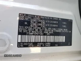 2023 Toyota RAV4 Hybrid XLE z VIN 2T3UWRFV2PW175962, wystawiony jako Copart lot #62761025 z przebiegiem 9 944 mil mil oraz Szkoda całkowita • Salvage title. Historia ofert i sprzedaży dostępna na DreamBid. Obrazek 13.