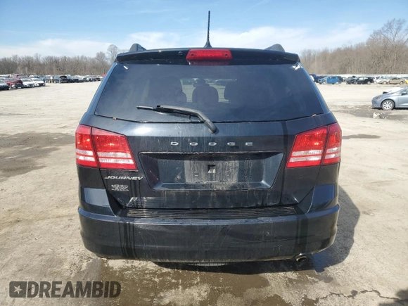 2018 Dodge Journey SE with VIN 3C4PDCABXJT242593, listed as a Copart auction lot 49830085 with 176,553 mi miles and Salvage Title. Bid and sale history available at carsss.com. Image 6.