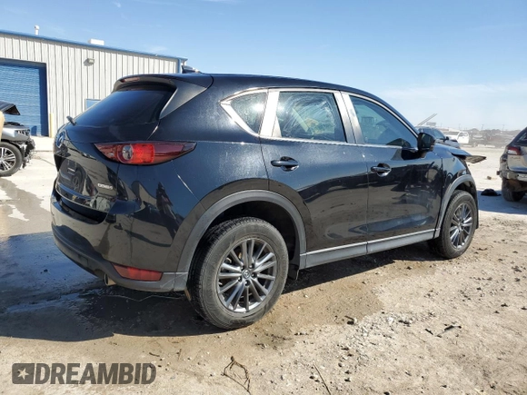 2020 Mazda CX-5 Sport with VIN JM3KFABM9L0729042, listed as a Copart auction lot 46681065 with 34,595 mi miles and Salvage Title. Bid and sale history available at carsss.com. Image 3.