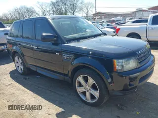 2011 Land Rover Range Rover Sport SC with VIN SALSH2E49BA709850, listed as a IAAI auction lot 41898116 with 88,974 mi miles. Bid and sale history available at carsss.com. Image 1.