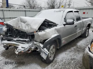 2005 Chevrolet Silverado 1500 LS with VIN 2GCEC19T551281143, listed as a Copart auction lot 44603265 with Not Provided miles and Salvage Title. Bid and sale history available at DreamBid. Image 1.