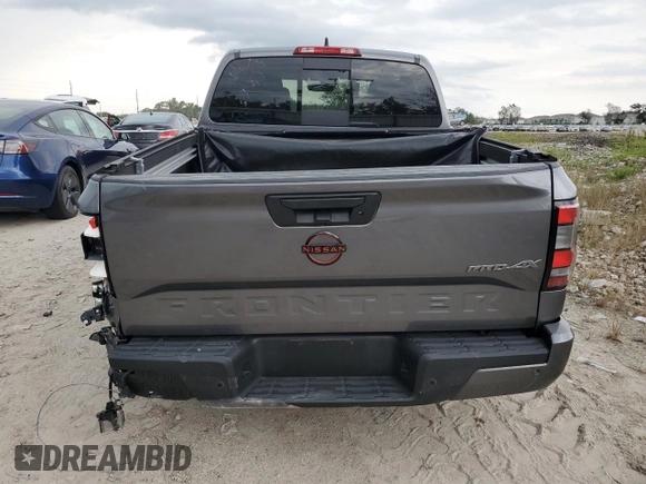 2023 Nissan Frontier SV with VIN 1N6ED1EK0PN619556, listed as a Copart auction lot 69888724 with 19,446 mi miles and Non Repairable. Bid and sale history available at carsss.com. Image 6.