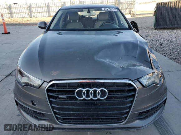 2012 Audi A6 3.0T Prestige with VIN WAUHGAFC4CN102086, listed as a Copart auction lot 79493634 with 139,540 mi miles and Salvage Title. Bid and sale history available at carsss.com. Image 5.