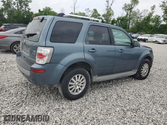 2010 Mercury Mariner Premier with VIN 4M2CN8HG3AKJ16128, listed as a Copart auction lot 58649895 with 157,798 mi miles and Salvage title. Bid and sale history available at DreamBid. Image 3.