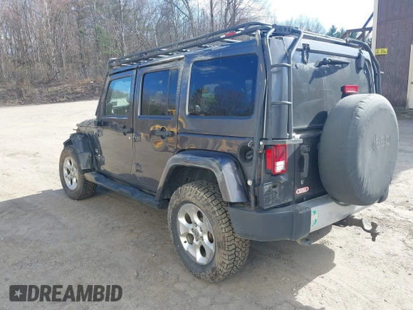 2014 Jeep Wrangler Unlimited Sahara с VIN 1C4BJWEG3EL267279, выставлен на аукционе IAAI как лот 42083836 с пробегом 81 796 миль миль и . История ставок и продаж доступна на DreamBid. Изображение 3.