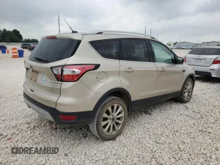 2017 Ford Escape Titanium with VIN 1FMCU0J95HUD40629, listed as a Copart auction lot 54982545 with 206,891 mi miles and Clean Title. Bid and sale history available at DreamBid. Image 3.