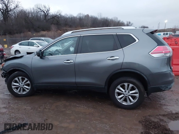 2016 Nissan Rogue SV with VIN KNMAT2MV1GP694986, listed as a IAAI auction lot 41109354 with 63,794 mi miles and . Bid and sale history available at carsss.com. Image 14.