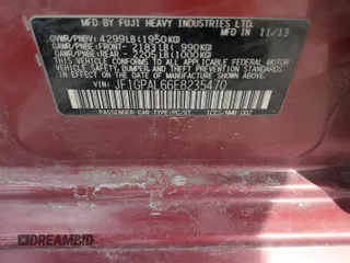2014 Subaru Impreza Special Sports Premium с VIN JF1GPAL66E8235470, выставлен на аукционе Copart как лот 54312135 с пробегом 258 642 миль миль и Списание • Salvage title. История ставок и продаж доступна на DreamBid. Изображение 12.