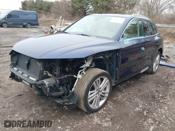 2018 Audi Q5 Premium Plus with VIN WA1BNAFY6J2002090, listed as a IAAI auction lot 41653345 with 127,292 mi miles. Bid and sale history available at carsss.com. Image 18.