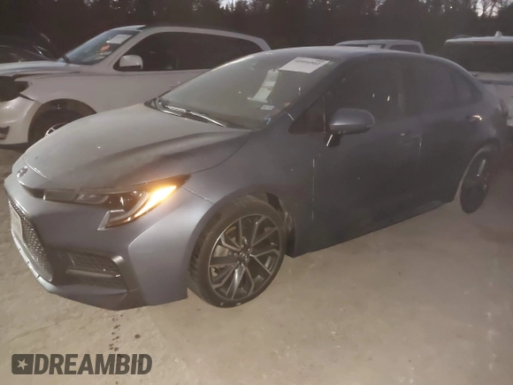 2020 Toyota Corolla SE with VIN JTDS4RCE3LJ004230, listed as a IAAI auction lot 40994502 with 75,599 mi miles. Bid and sale history available at carsss.com. Image 17.