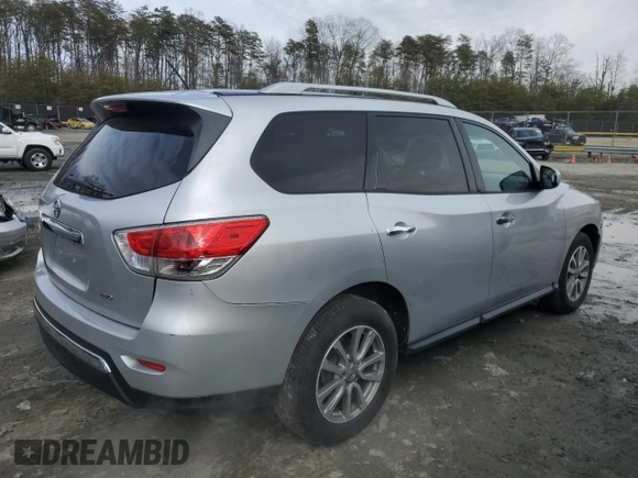 2016 Nissan Pathfinder SV with VIN 5N1AR2MM0GC618149, listed as a Copart auction lot 46074295 with 59,712 mi miles and Clean Title. Bid and sale history available at carsss.com. Image 3.