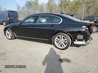 2016 BMW 7 Series 750i xDrive with VIN WBA7F2C54GG416180, listed as a Copart auction lot 53436305 with 73,009 mi miles and Salvage Title. Bid and sale history available at carsss.com. Image 2.
