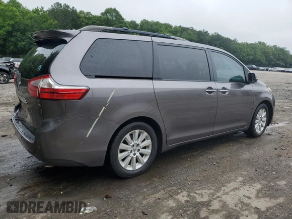 2016 Toyota Sienna XLE с VIN 5TDYK3DC8GS749610, выставлен на аукционе Copart как лот 57579215 с пробегом 167 554 миль миль и Списание • Salvage title. История ставок и продаж доступна на DreamBid. Изображение 3.