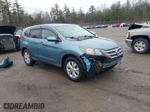 2013 Honda CR-V EX with VIN 5J6RM4H5XDL053452, listed as a IAAI auction lot 41790434 with 195,511 mi miles. Bid and sale history available at carsss.com. Image 1.