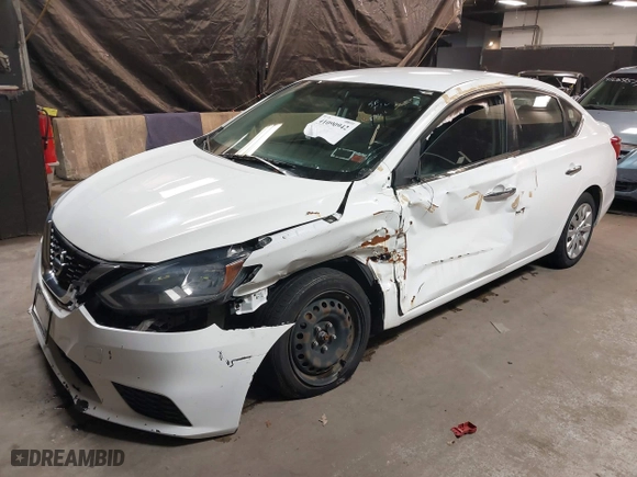 2017 Nissan Sentra S with VIN 3N1AB7AP9HY340352, listed as a IAAI auction lot 41090942 with 108,782 mi miles. Bid and sale history available at carsss.com. Image 16.