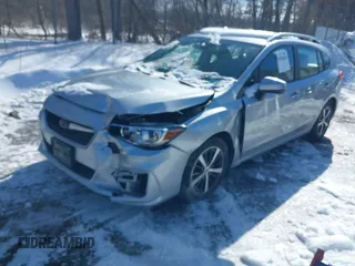 2019 Subaru Impreza Premium with VIN 4S3GTAC67K3712213, listed as a IAAI auction lot 41582618 with 1 mi miles. Bid and sale history available at carsss.com. Image 16.