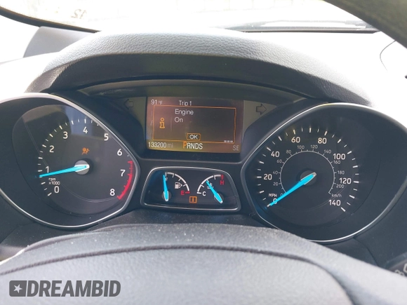 2017 Ford Escape S with VIN 1FMCU0F70HUD49505, listed as a IAAI auction lot 42458278 with 133,200 mi miles and . Bid and sale history available at DreamBid. Image 7.