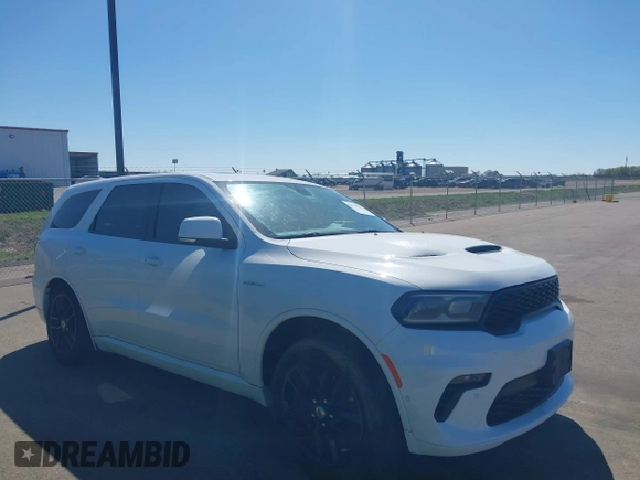 2021 Dodge Durango R/T with VIN 1C4SDJCT5MC520580, listed as a IAAI auction lot 42147987 with 104,430 mi miles and . Bid and sale history available at DreamBid. Image 13.