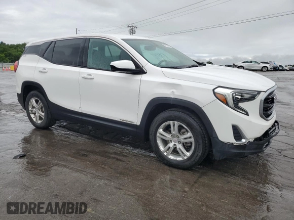 2019 GMC Terrain SLE with VIN 3GKALMEV3KL211727, listed as a Copart auction lot 58588105 with 49,482 mi miles and Salvage title. Bid and sale history available at DreamBid. Image 4.