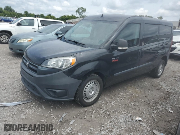 2015 Ram ProMaster City Cargo Tradesman with VIN ZFBERFAT8F6A90789, listed as a Copart auction lot 65019434 with 213,051 mi miles and Clean Title. Bid and sale history available at DreamBid. Image 1.