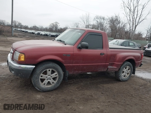 2001 Ford Ranger XL with VIN 1FTYR10C41PA06790, listed as a IAAI auction lot 41694457 with 190,910 mi miles. Bid and sale history available at carsss.com. Image 14.