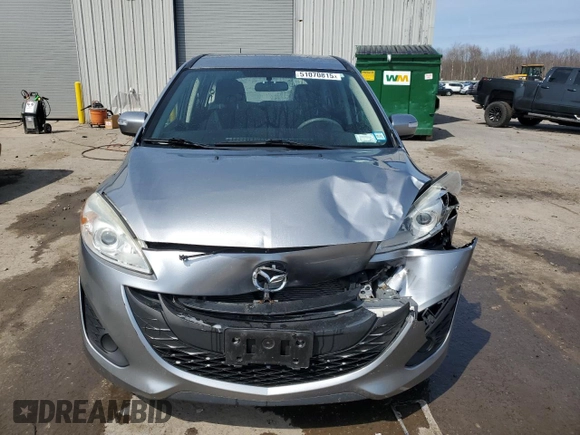 2015 Mazda 5 Sport with VIN JM1CW2BL1F0185263, listed as a Copart auction lot 51070815 with 62,102 mi miles and Salvage Title. Bid and sale history available at DreamBid. Image 5.