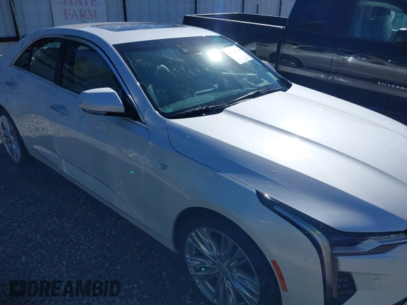 2024 Cadillac CT4 Premium Luxury with VIN 1G6DB5RK7R0131116, listed as a IAAI auction lot 41172822 with 224 mi miles. Bid and sale history available at carsss.com. Image 6.