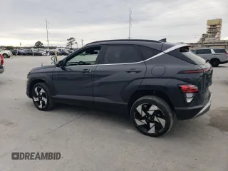 2024 Hyundai Kona Limited with VIN KM8HECA31RU066685, listed as a Copart auction lot 46361145 with 37,334 mi miles and Salvage Title. Bid and sale history available at carsss.com. Image 2.
