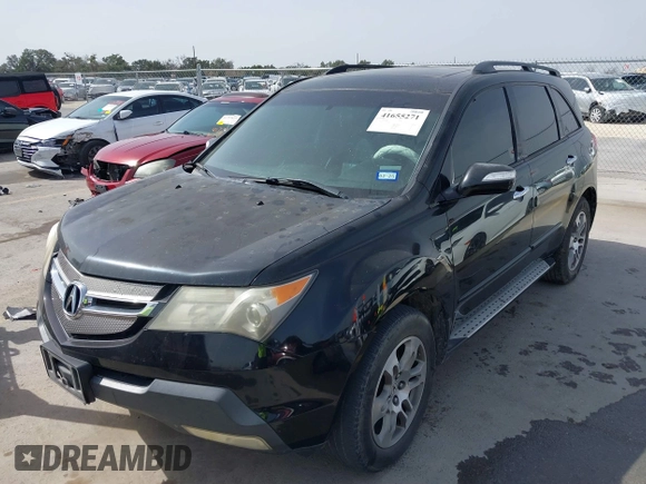 2007 Acura MDX with VIN 2HNYD28247H516905, listed as a IAAI auction lot 41655271 with 216,416 mi miles. Bid and sale history available at carsss.com. Image 2.