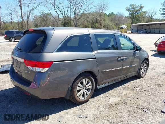 2017 Honda Odyssey SE with VIN 5FNRL5H37HB010208, listed as a IAAI auction lot 41828809 with 67,399 mi miles and . Bid and sale history available at carsss.com. Image 4.