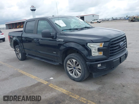 2017 Ford F-150 XL with VIN 1FTEW1EP1HFA58630, listed as a IAAI auction lot 42526747 with 182,514 mi miles and . Bid and sale history available at DreamBid. Image 1.