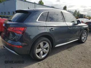 2019 Audi Q5 Premium with VIN WA1ANAFY4K2091932, listed as a Copart auction lot 57597415 with 66,430 mi miles and Salvage title. Bid and sale history available at DreamBid. Image 3.