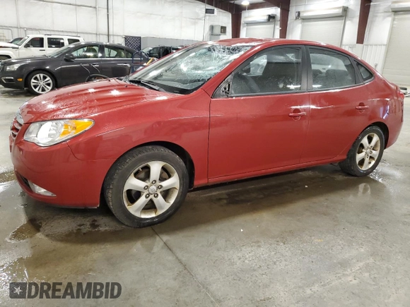 2010 Hyundai Elantra GLS z VIN KMHDU4AD1AU953272, wystawiony jako Copart lot #56724705 z przebiegiem 100 063 mil mil oraz Szkoda całkowita • Salvage title. Historia ofert i sprzedaży dostępna na DreamBid. Obrazek 1.