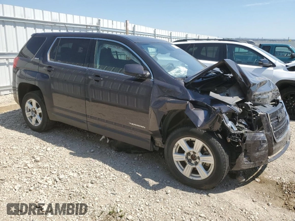 2015 GMC Terrain SLE with VIN 2GKFLVEKXF6354542, listed as a Copart auction lot 63463614 with 212,163 mi miles and Salvage Title. Bid and sale history available at DreamBid. Image 4.