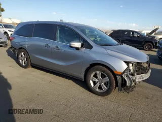 2019 Honda Odyssey EX-L z VIN 5FNRL6H78KB008533, wystawiony jako Copart lot #74846774 z przebiegiem 51 536 mil mil oraz Szkoda całkowita • Salvage title. Historia ofert i sprzedaży dostępna na DreamBid. Obrazek 4.