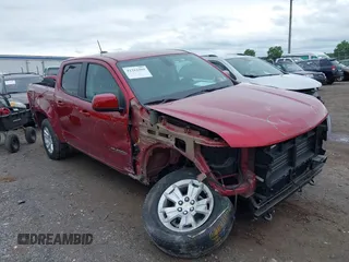 2021 Chevrolet Colorado 4WD LT with VIN 1GCGTCEN8M1169498, listed as a IAAI auction lot 42312369 with 28,225 mi miles and . Bid and sale history available at DreamBid. Image 1.