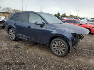 2023 Audi Q7 Premium Plus with VIN WA1LCBF74PD018874, listed as a Copart auction lot 50329145 with 24,558 mi miles and Salvage title. Bid and sale history available at DreamBid. Image 4.