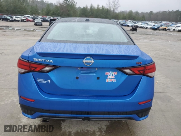 2024 Nissan Sentra SR with VIN 3N1AB8DV1RY314393, listed as a Copart auction lot 46037215 with 7,921 mi miles and Salvage Title. Bid and sale history available at carsss.com. Image 6.