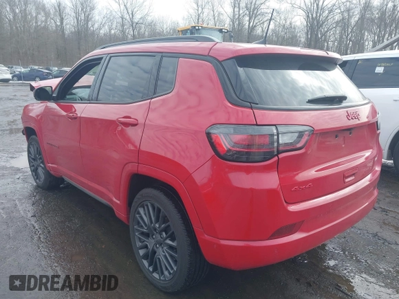 2023 Jeep Compass Limited with VIN 3C4NJDCN9PT531292, listed as a IAAI auction lot 41622828 with 13,820 mi miles and . Bid and sale history available at carsss.com. Image 3.