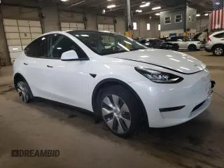 2023 Tesla Model Y Long Range z VIN 7SAYGDEE5PA067389, wystawiony jako Copart lot #54109625 z przebiegiem 24 849 mil mil oraz Szkody całkowita. Historia ofert i sprzedaży dostępna na DreamBid. Obrazek 4.