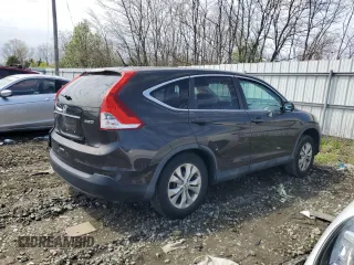 2013 Honda CR-V EX with VIN 5J6RM4H59DL075524, listed as a Copart auction lot 53168035 with 163,076 mi miles and Salvage Title. Bid and sale history available at carsss.com. Image 3.