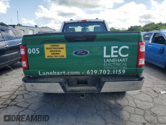 2021 Ford F-150 XL с VIN 1FTMF1CB7MKD44342, выставлен на аукционе Copart как лот 56133245 с пробегом 107 026 миль миль и Списание • Salvage title. История ставок и продаж доступна на DreamBid. Изображение 6.