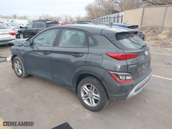 2023 Hyundai Kona SE with VIN KM8K2CAB5PU040450, listed as a IAAI auction lot 41490951 with 35,470 mi miles. Bid and sale history available at carsss.com. Image 3.