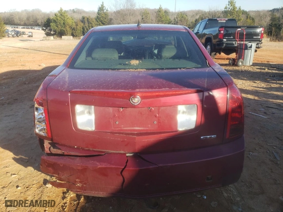 2005 Cadillac CTS with VIN 1G6DP567650116201, listed as a Copart auction lot 89106765 with 186,651 mi miles and Salvage Title. Bid and sale history available at carsss.com. Image 6.