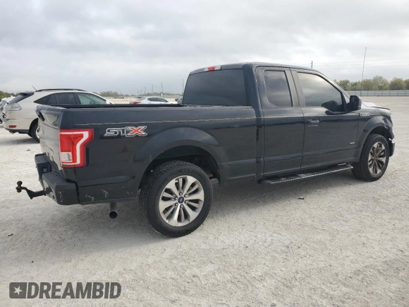 2017 Ford F-150 XL with VIN 1FTEX1CP4HKD67029, listed as a Copart auction lot 47726485 with 171,921 mi miles and Salvage Title. Bid and sale history available at carsss.com. Image 3.