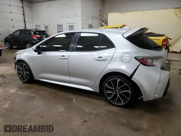 2021 Toyota Corolla Hatchback XSE with VIN JTNC4MBE4M3107280, listed as a Copart auction lot 49828485 with 70,141 mi miles and Salvage Title. Bid and sale history available at carsss.com. Image 2.