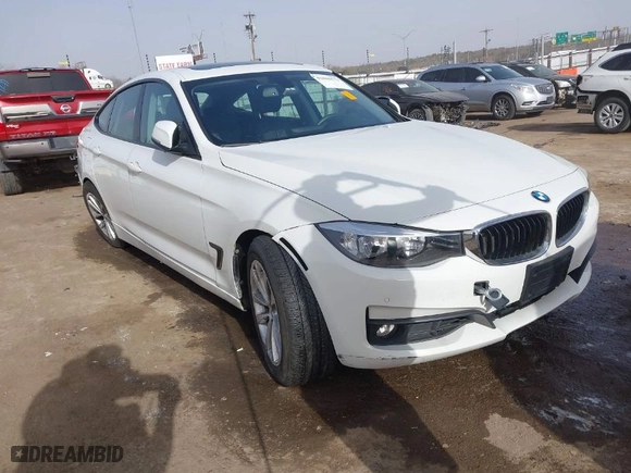2015 BMW 3 Series Gran Turismo 328i xDrive with VIN WBA8Z5C51FGS37140, listed as a IAAI auction lot 41808573 with NaN miles. Bid and sale history available at carsss.com. Image 1.