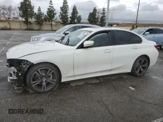 2023 BMW 3 Series 330i with VIN 3MW69FF00P8D78939, listed as a Copart auction lot 48805775 with 0 mi miles and Salvage Title. Bid and sale history available at carsss.com. Image 1.